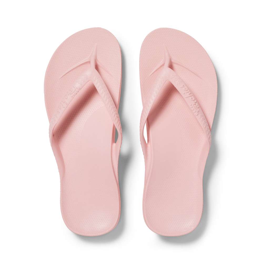 Arch Support Thongs - Light Pink