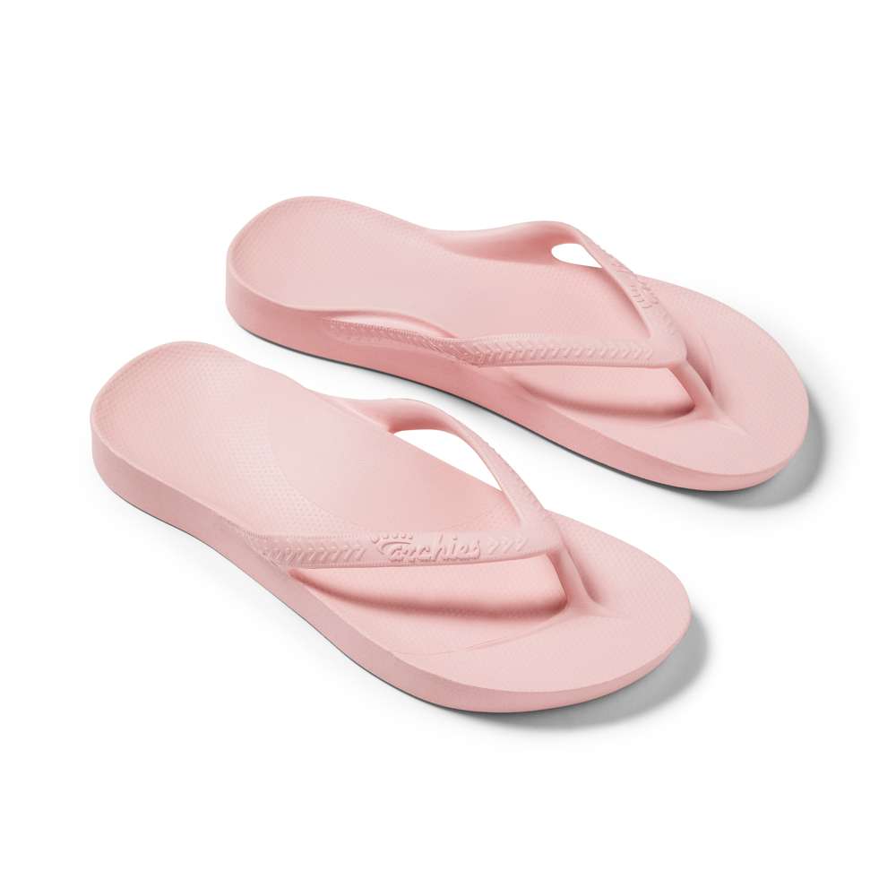 Arch Support Thongs - Light Pink