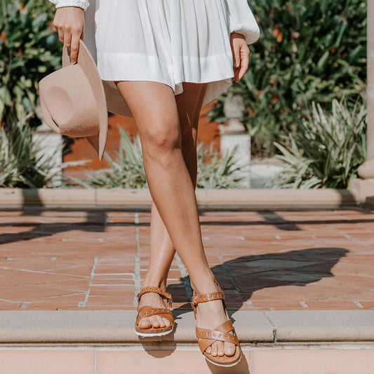 Lifestyle image for Bailey Sandal - Tan