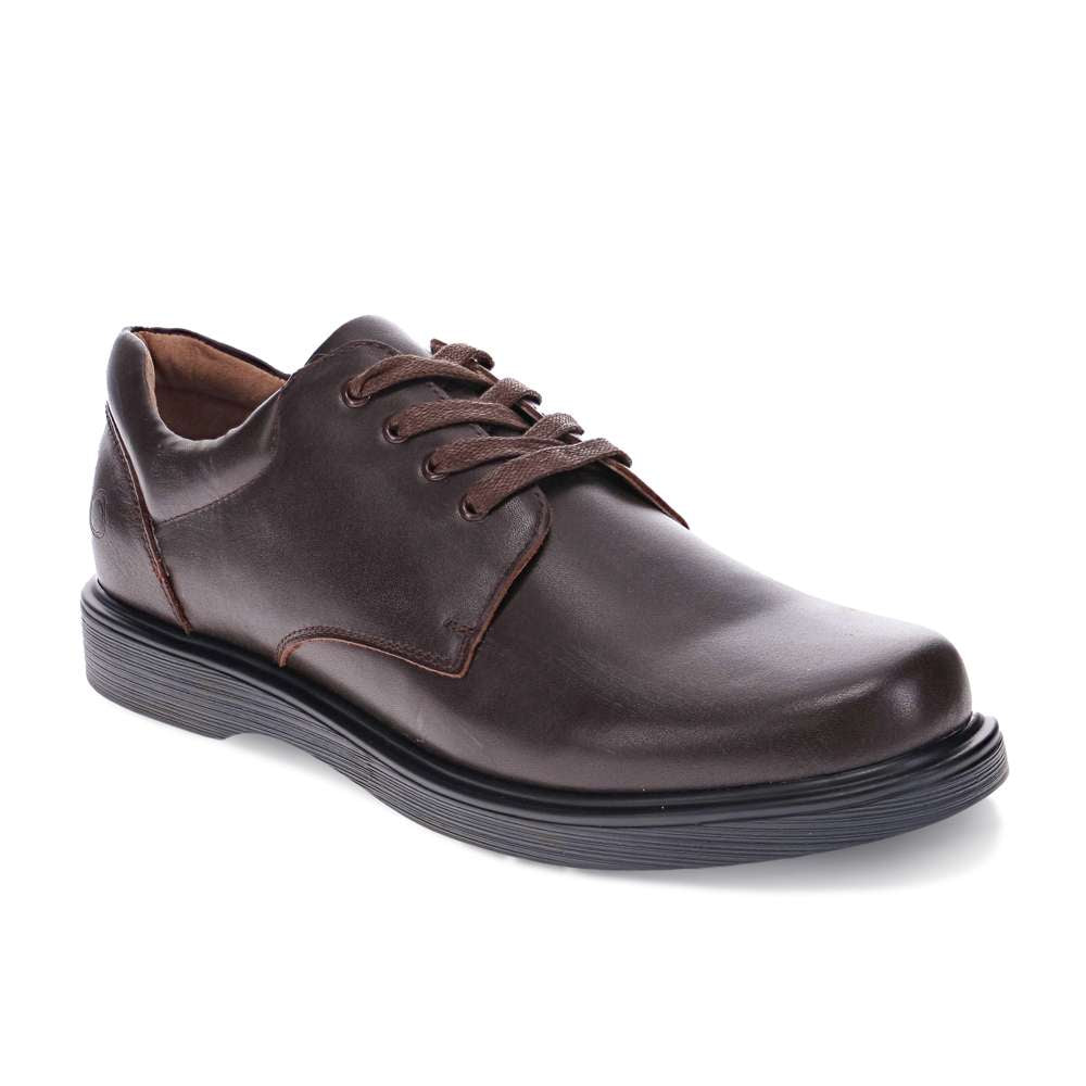 Barty Lace-Up School Shoe - Brown