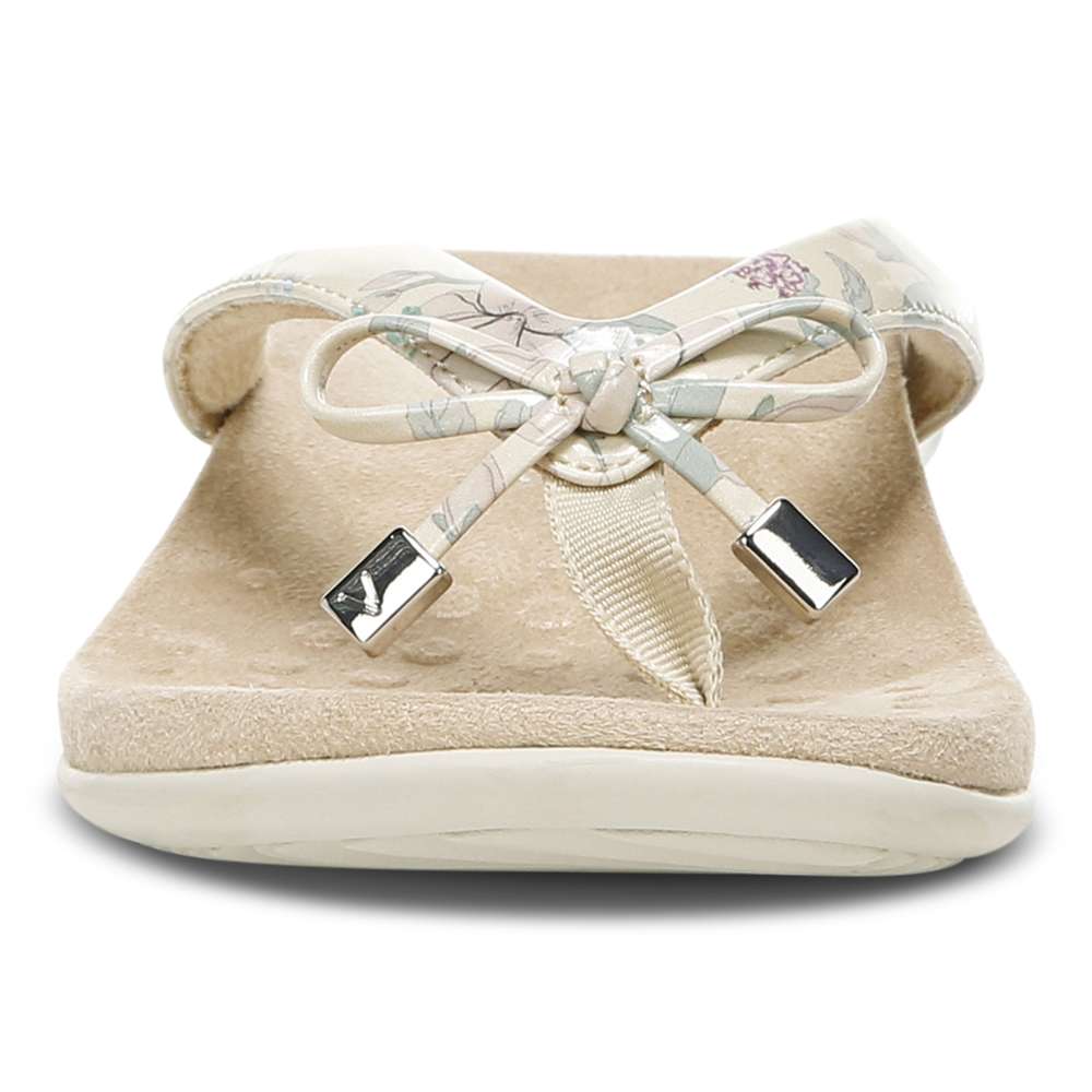 Bella Toe Post Sandal - Cream