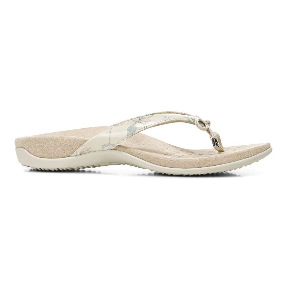 Bella Toe Post Sandal - Cream