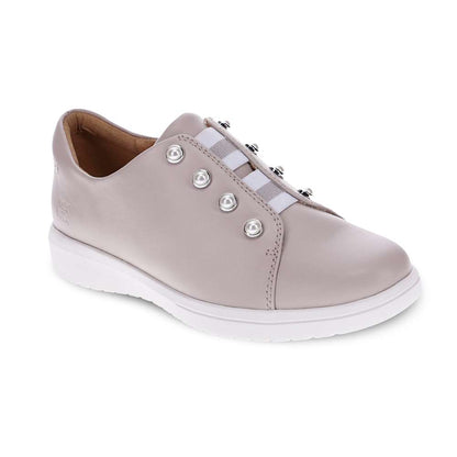 Bingo Elastic Lace Sneaker - Winter White