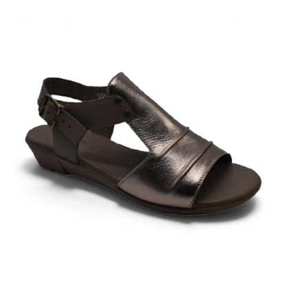 Aces Sandal - Pewter Metallic