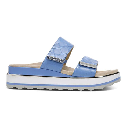 Brandie Flatform Slide - Azure