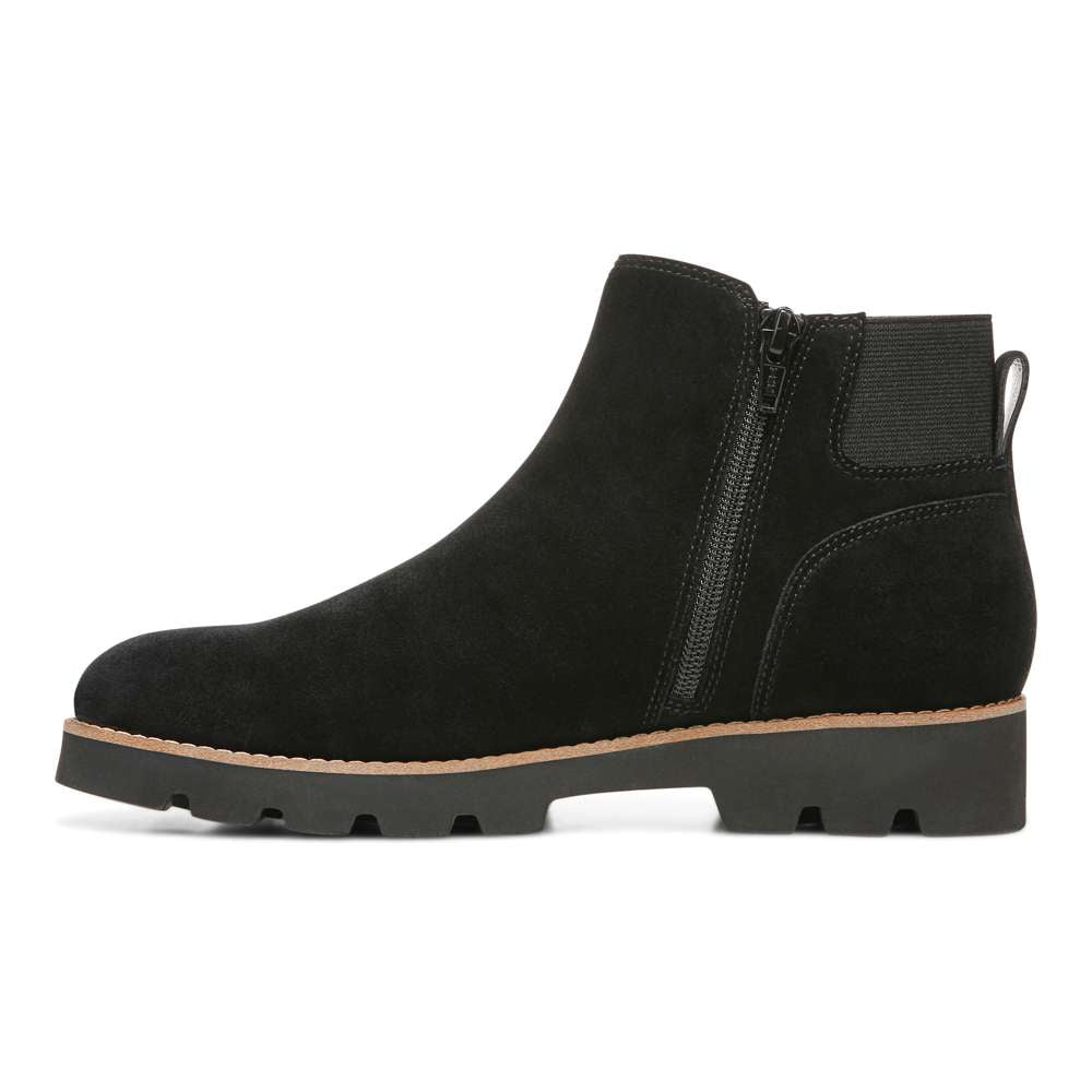 Brionie Chelsea Boot - Black Suede