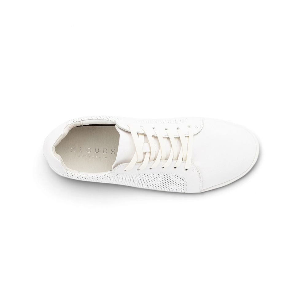 Cadence Casual Sneaker - White Punched