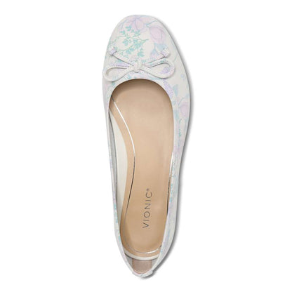 Callisto Floral Flat - Cream Botanical