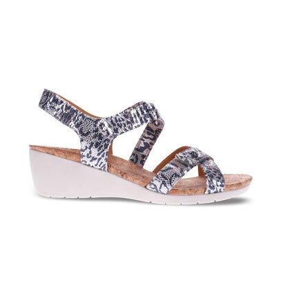 Casablanca Wedge - Silver Safari