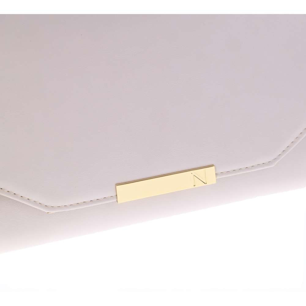 Clea Clutch Bag - Vanilla