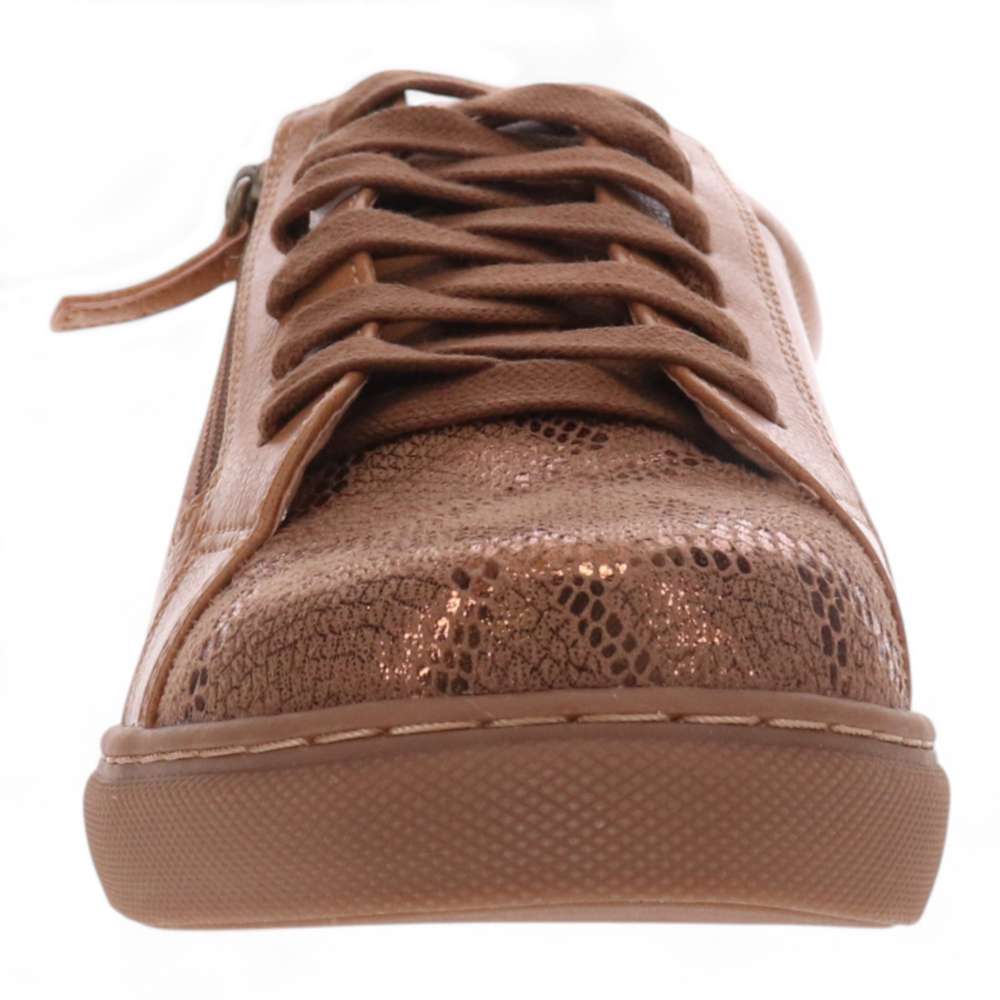Cleo Zip Casual Sneaker - Tan