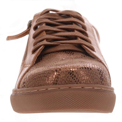 Cleo Zip Casual Sneaker - Tan