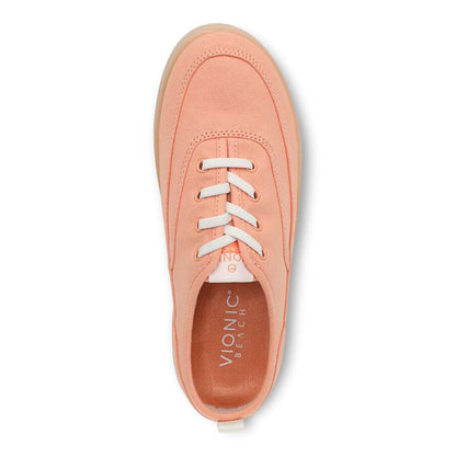 Cyan Slip-On Casual Sneaker - Shell Coral