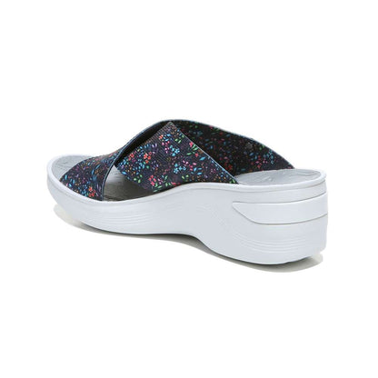 Desire Slide - Navy Floral