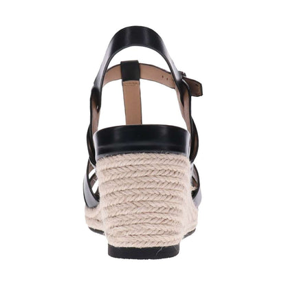 Diva Wedge Sandal - Black