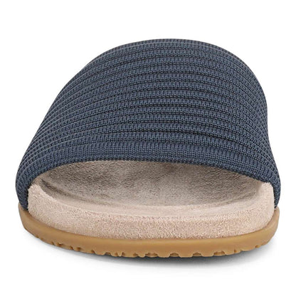Evie Knit Slide - Dark Denim