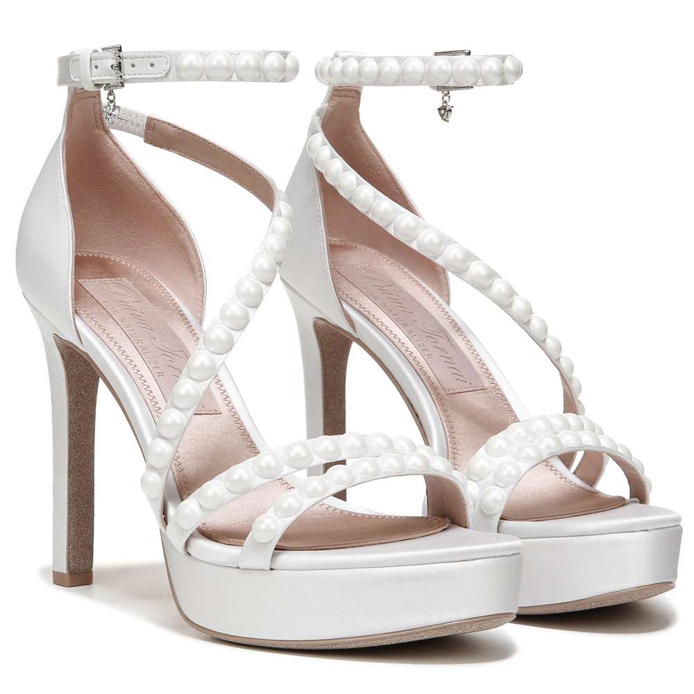 Love 3 Dress Sandal - Silk White Satin