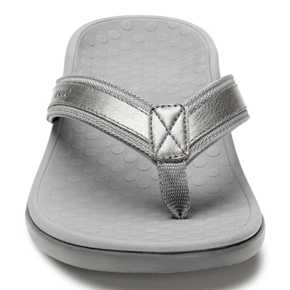 Islander Toe Post Sandal - Pewter