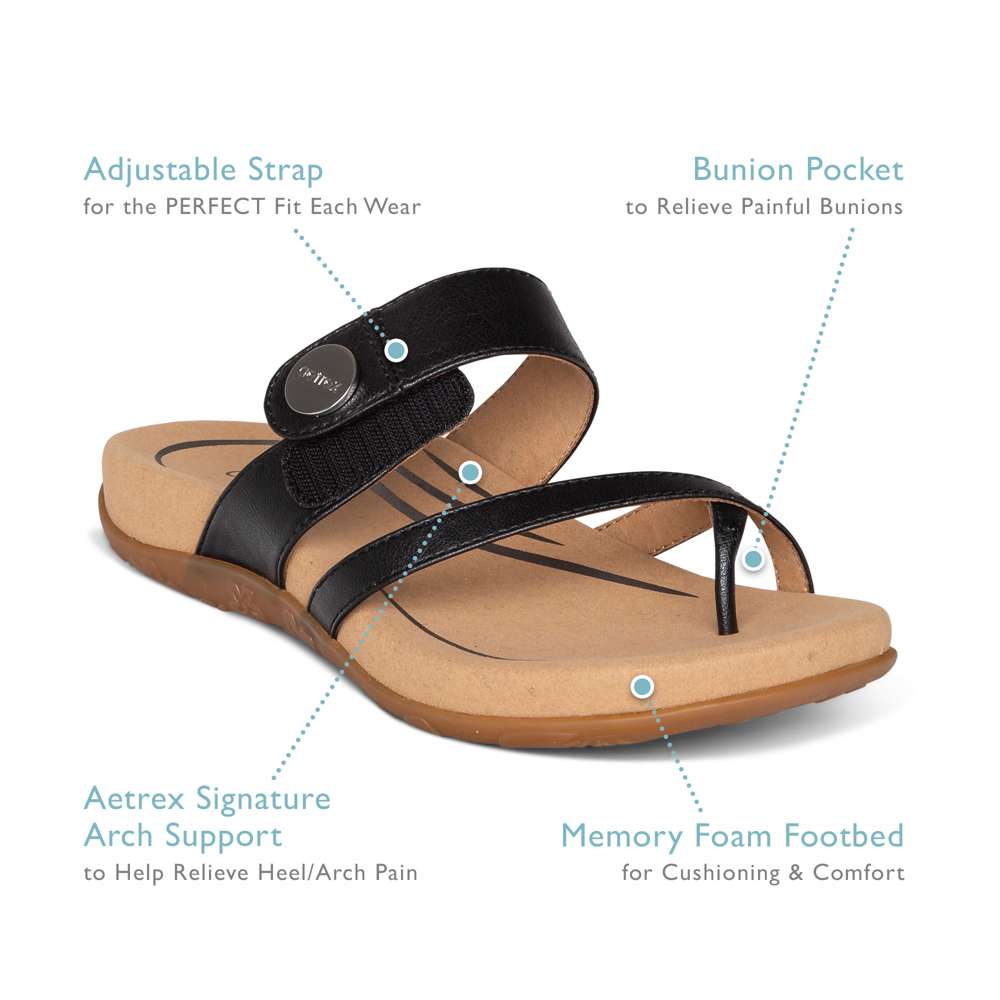 Izzy Slide Sandal - Black