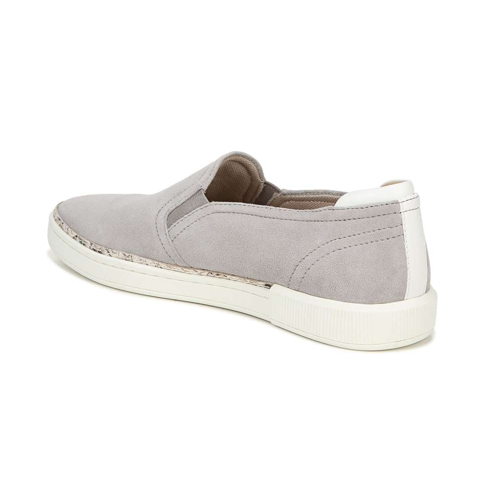 Jade Slip-On Sneaker - Ice Grey Suede