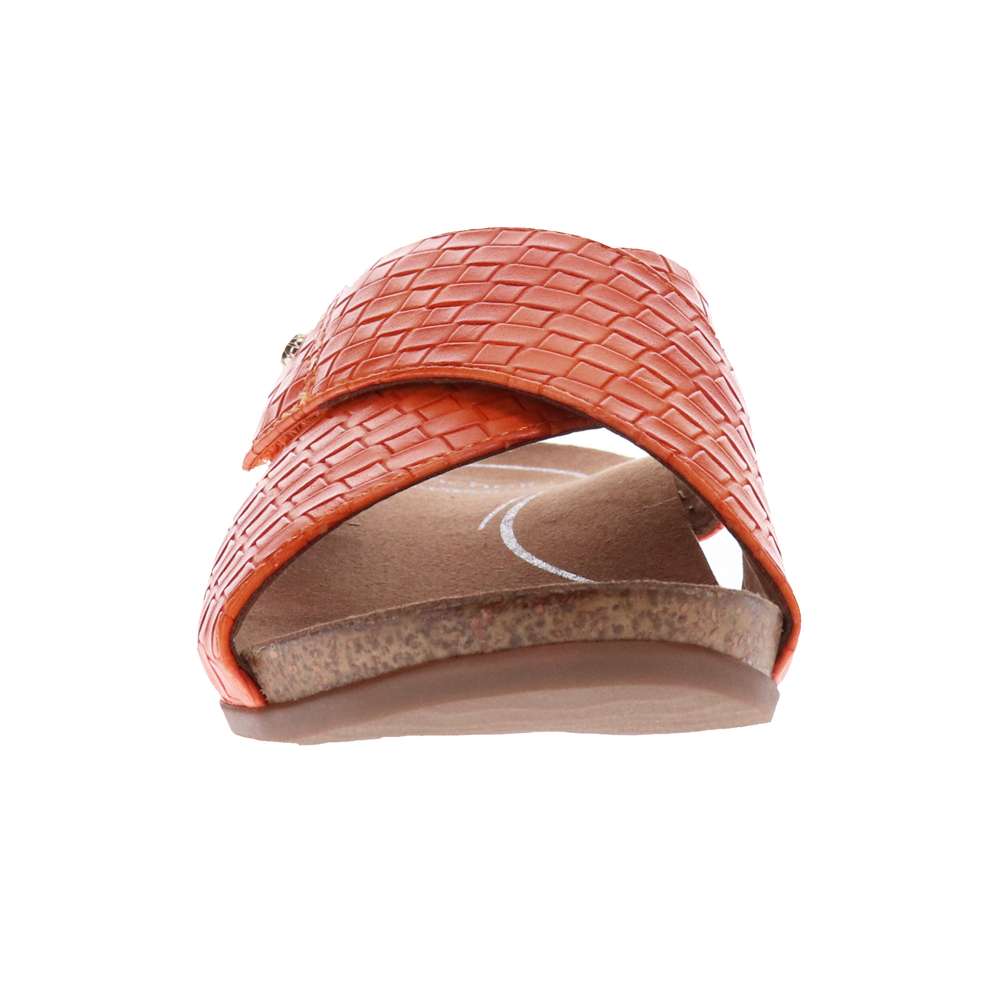 Jean Brick Wedge - Tangerine