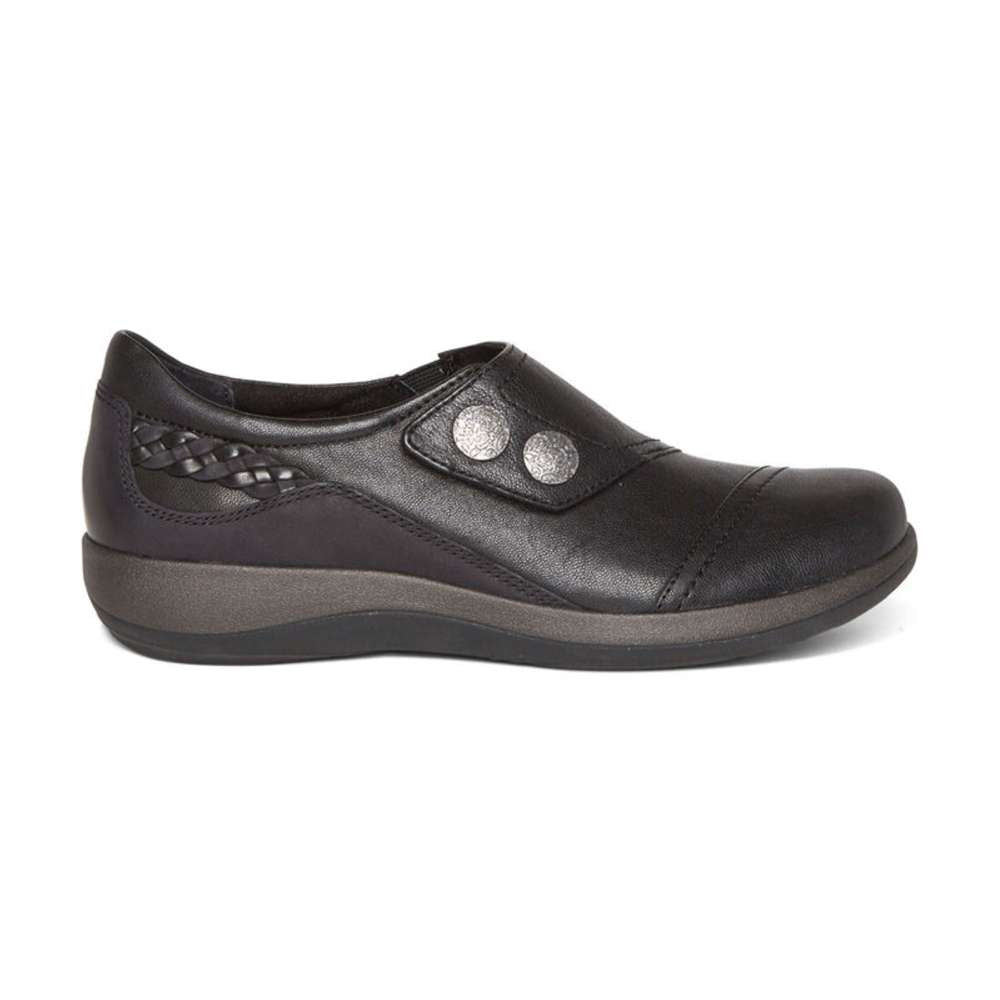 Karina Casual Monk Strap - Black
