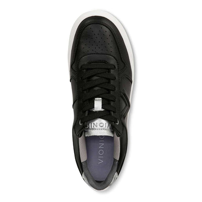 Kimmie Court Sneaker - Black Silver