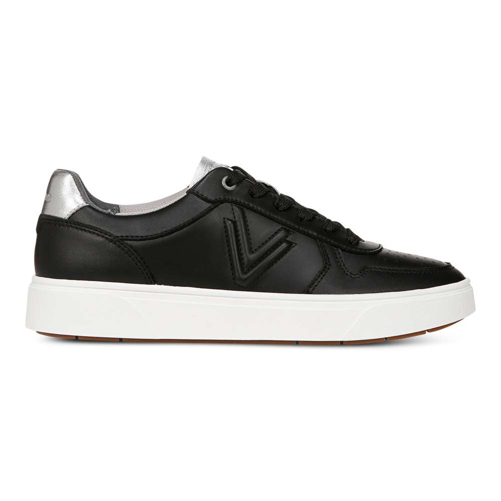 Kimmie Court Sneaker - Black Silver