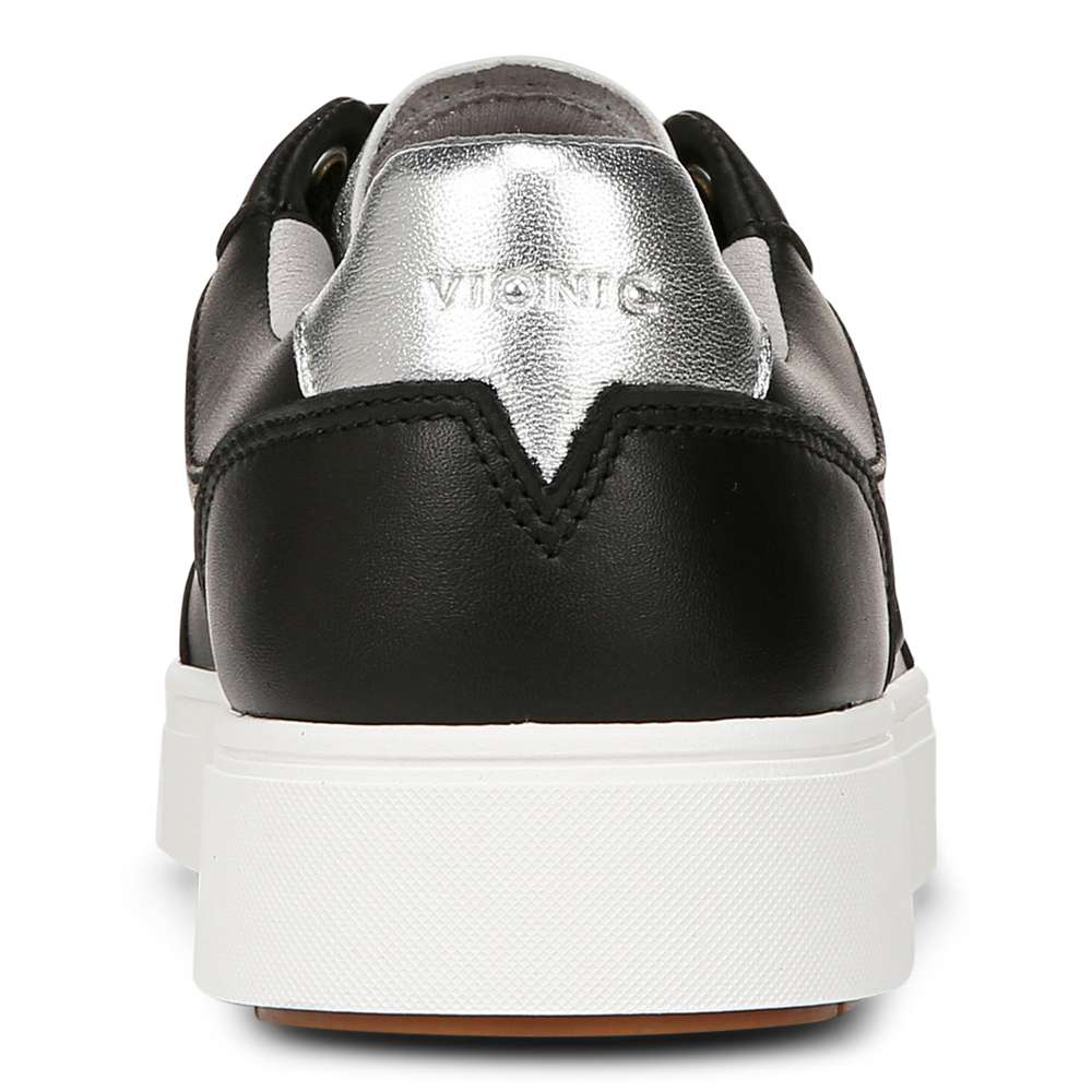 Kimmie Court Sneaker - Black Silver