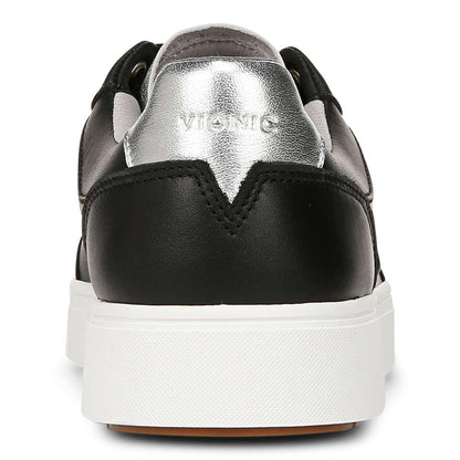 Kimmie Court Sneaker - Black Silver