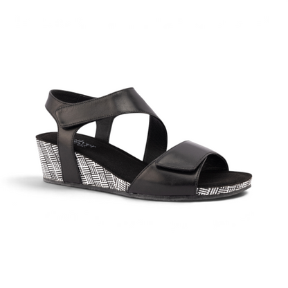 Kyra Wrap Wedge - Black