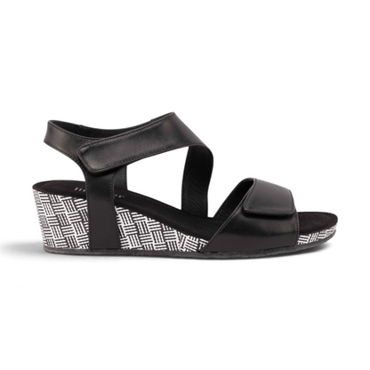 Kyra Wrap Wedge - Black