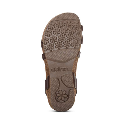 Lauren Strapped Sandal - Coffee