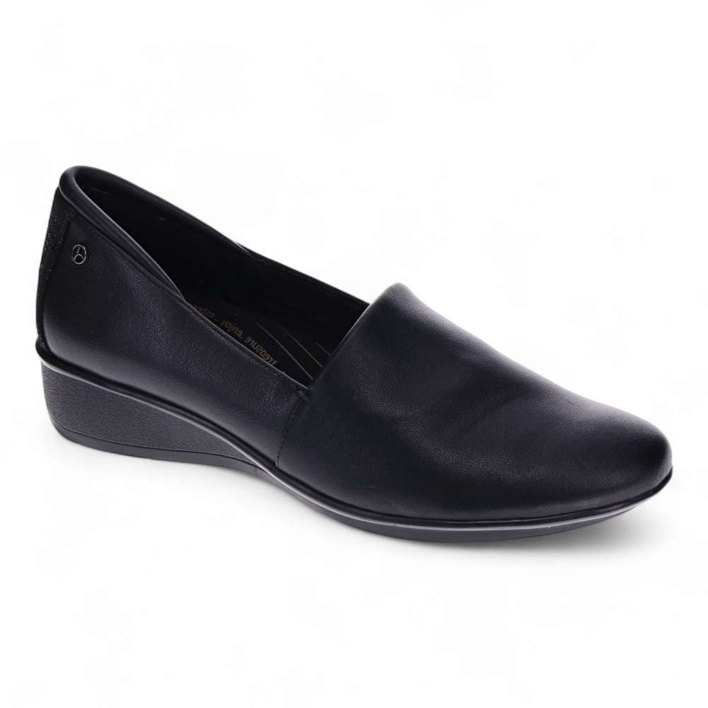Lugano Loafer - Black Stretch
