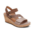 Madelyn Wedge - Taupe Multi