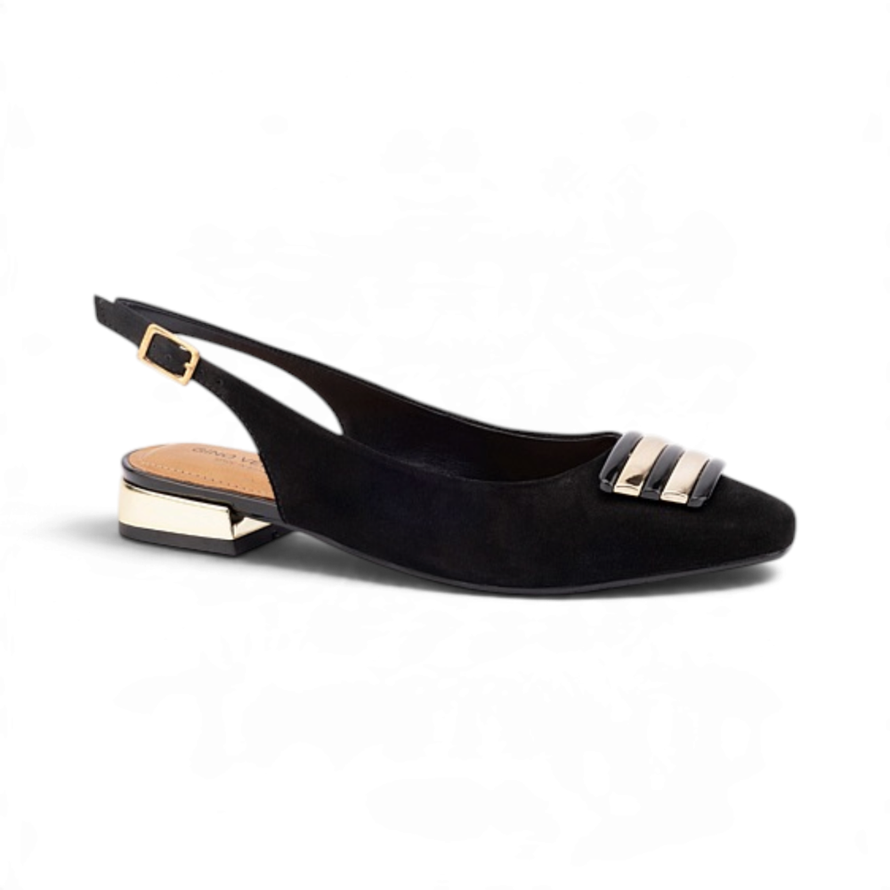 Marion Flats - Black Nubuck