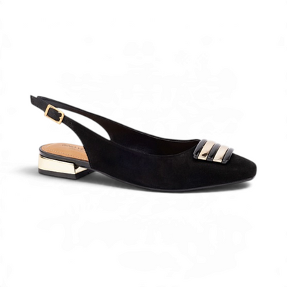 Marion Flats - Black Nubuck