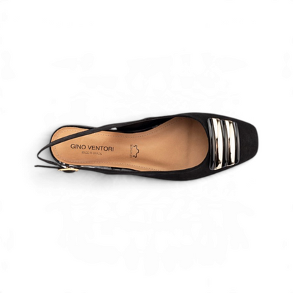 Marion Flats - Black Nubuck