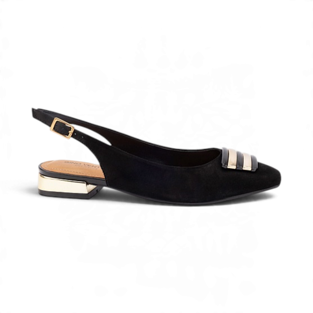 Marion Flats - Black Nubuck