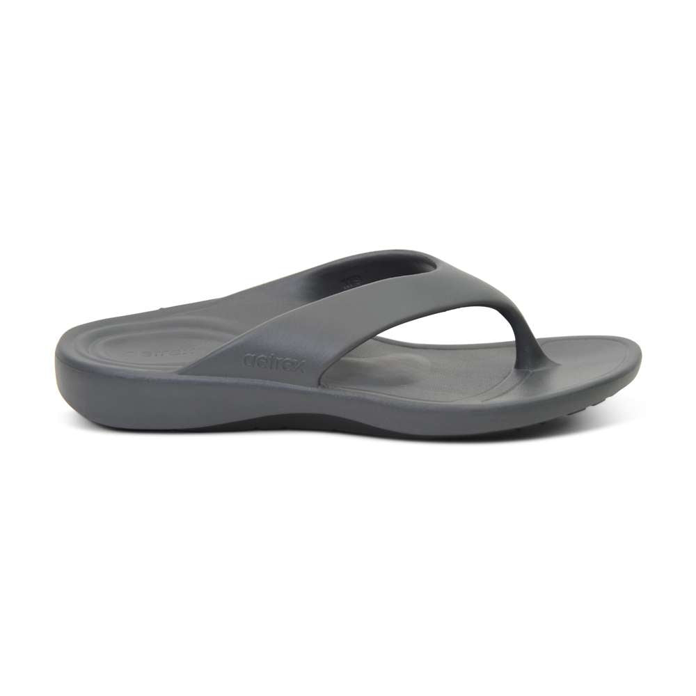 Maui Men's Toe Post Sandal - Charcoal