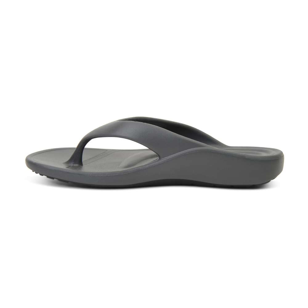 Maui Men's Toe Post Sandal - Charcoal