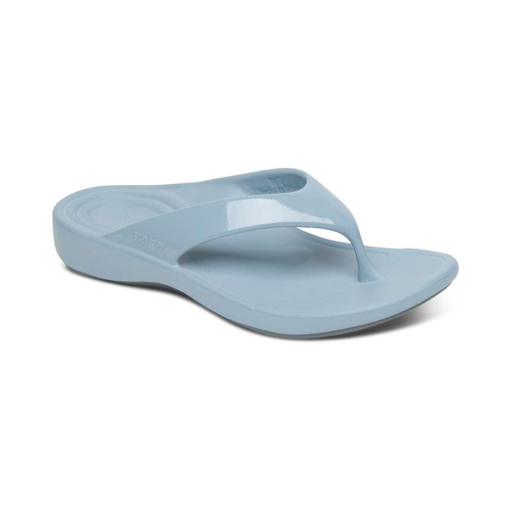 Maui Women's Toe Post Sandal - Blue