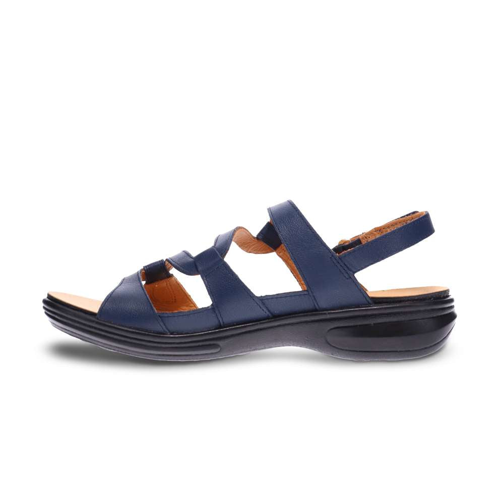 Miami Adjustable Sandal - Blue French