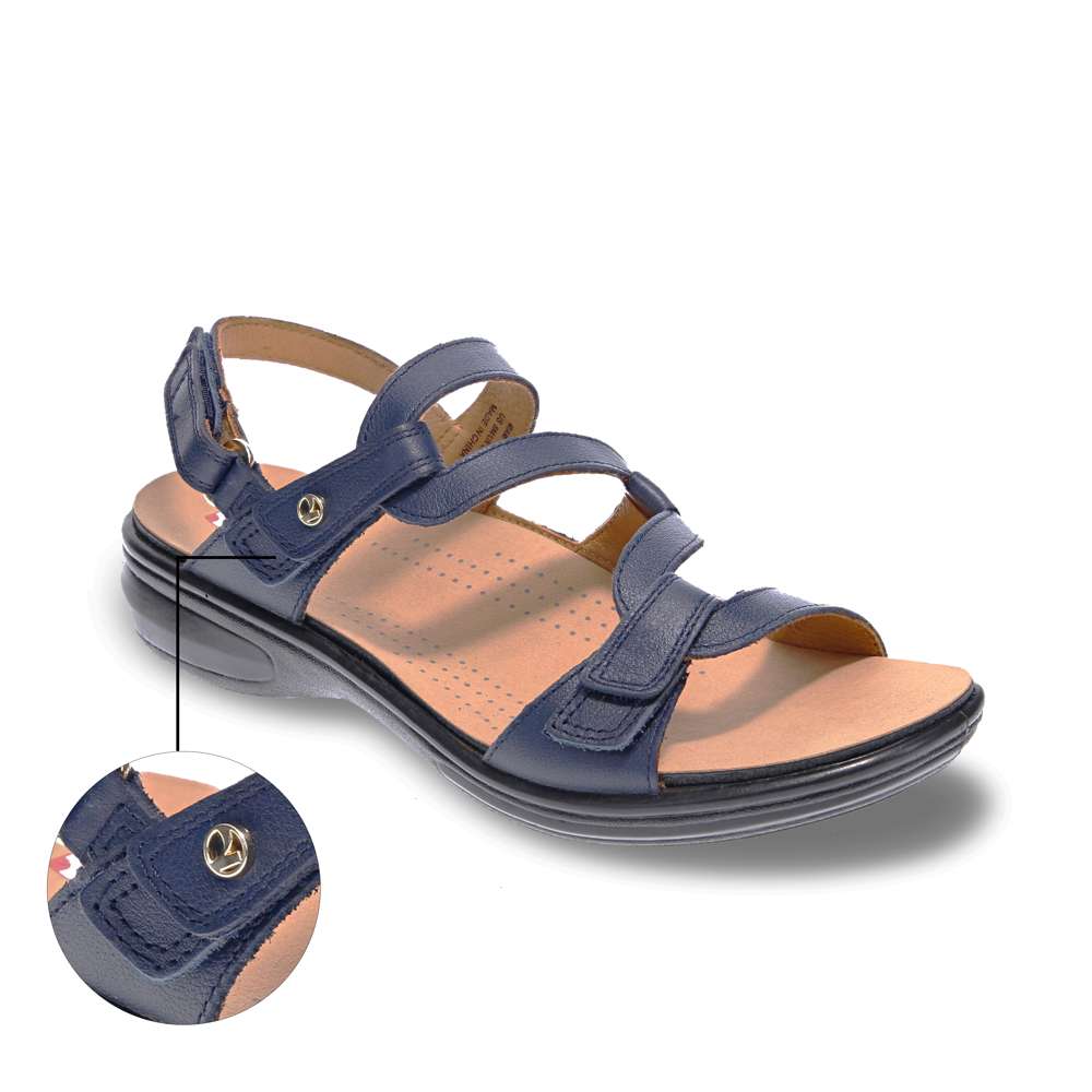 Miami Adjustable Sandal - Blue French