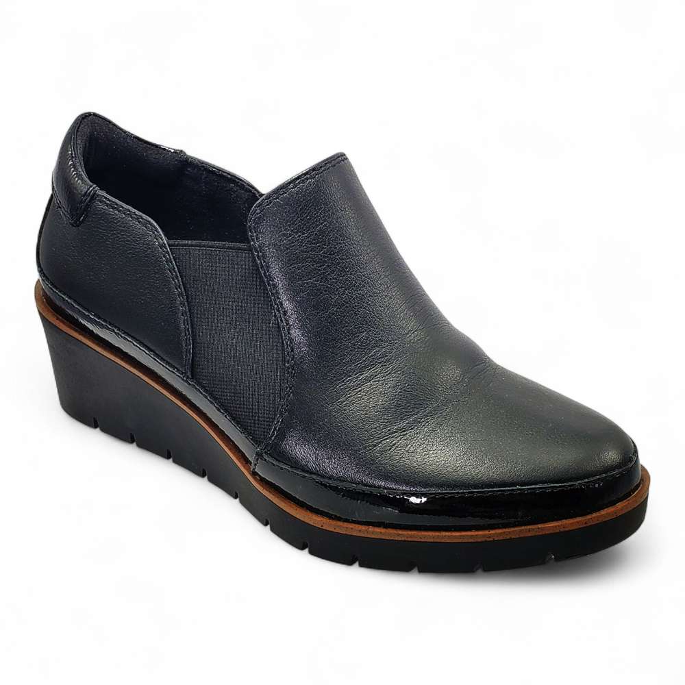 Mykonos Wedge Loafer - Black
