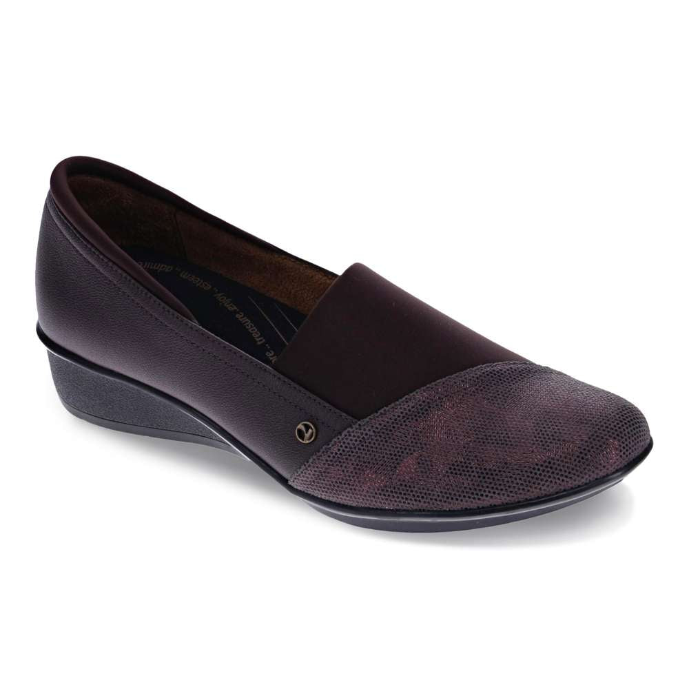 Naples Wedged Loafer - Espresso Angle