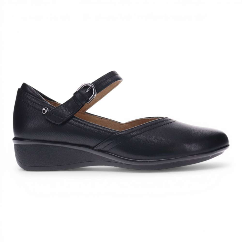 Narita Mary-Jane Flats - Black