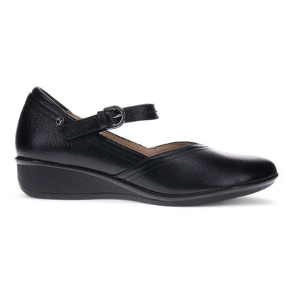 Narita Mary-Jane Flats - Black Pebble