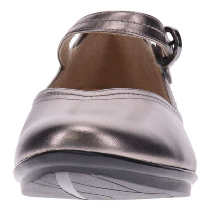 Narita Mary-Jane Flats - Gunmetal