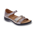 Negara Sandal - Champagne/Metallic Interest